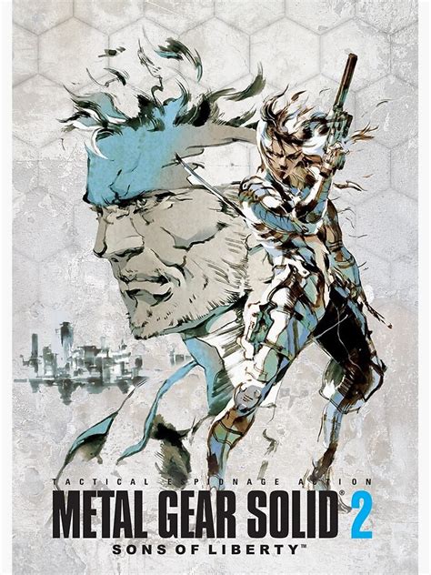 metal gear solid poster box|mgs2 poster.